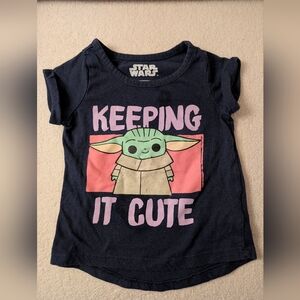 Baby Yoda Girls Shirt